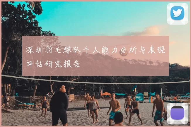 深圳羽毛球队个人能力分析与表现评估研究报告